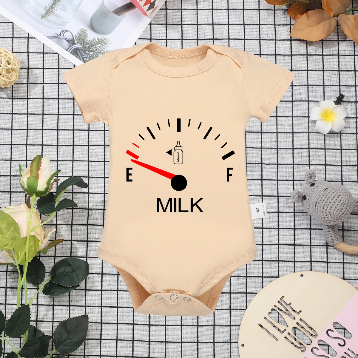 Hot White Cotton  Baby Onesie Minimalist Print Top Sell Creativity Milk High Quality Summer New Clothes 0-24 Newborn Romper