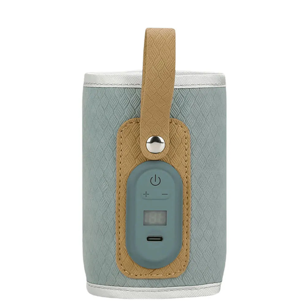 Digital Display Baby Milk Bottle Thermal Bag Milk Water Warmer USB Powered Portable Baby Milk Heat Keeper for Car Outdoor Travel