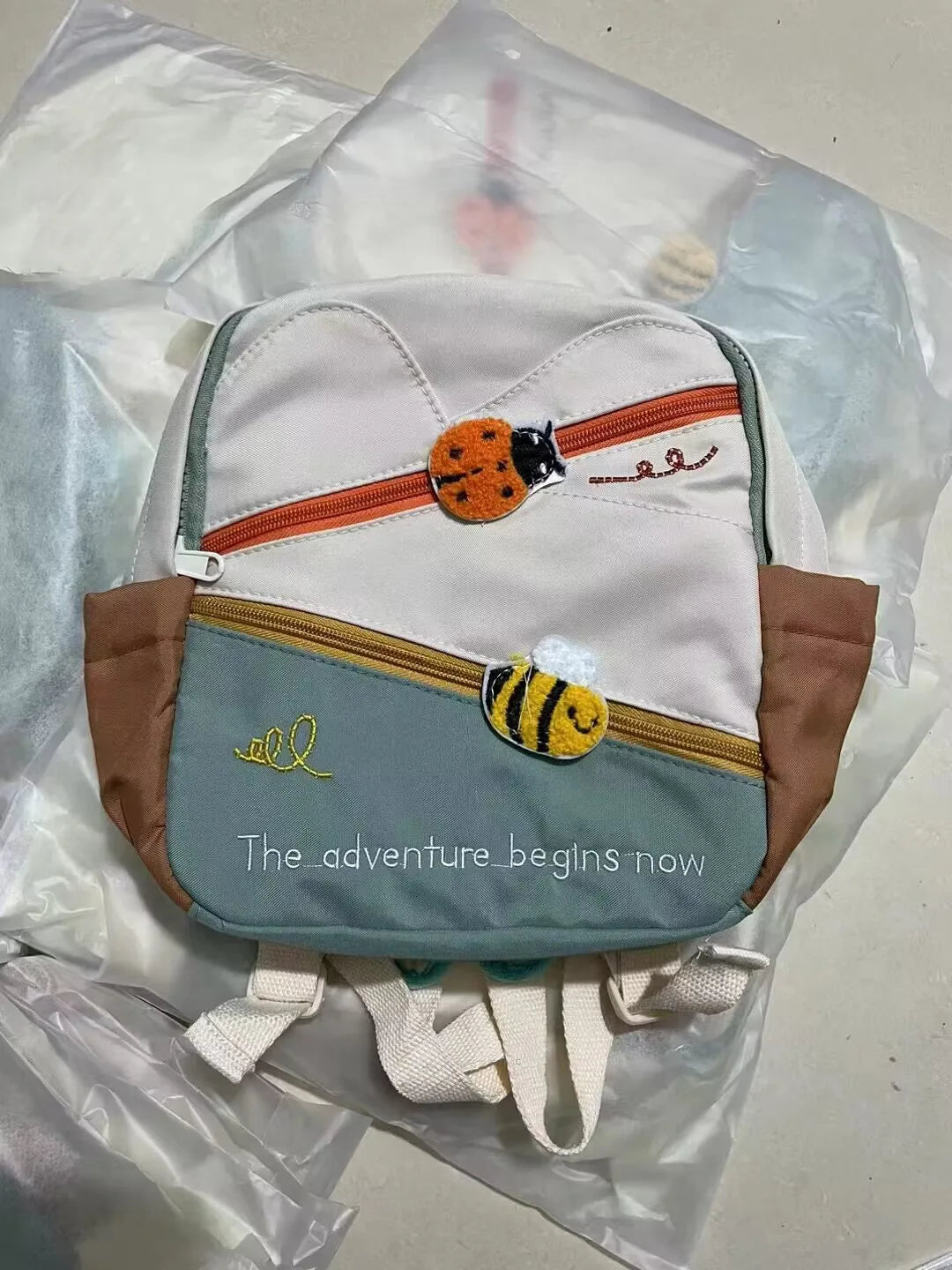 2024 New Children's Bag Baby Animal Decoration Kids Backpack Schoolbag Boys And Girls Fashion Cute Kinderganter Two-shoulder Bag