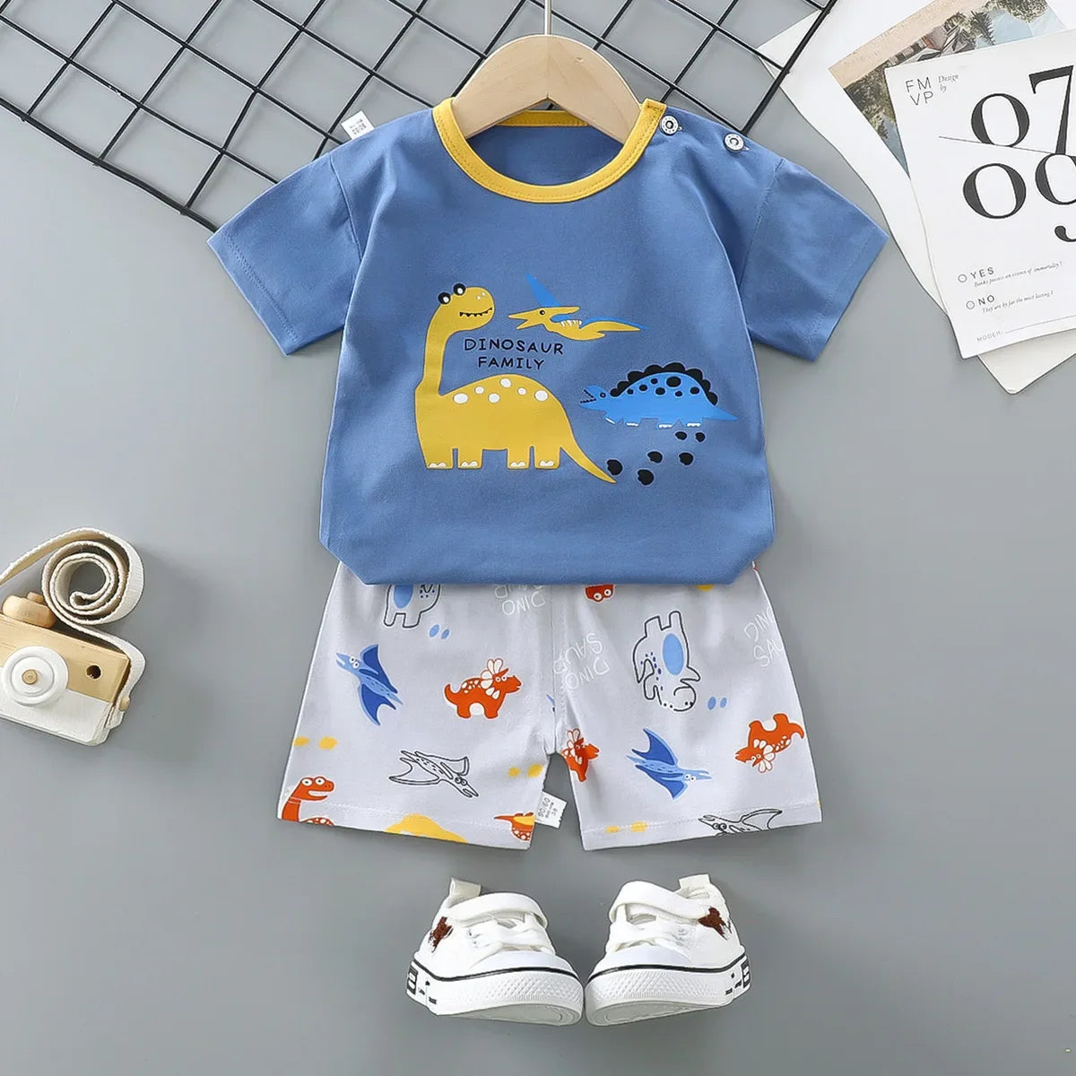 Summer Baby Clothes Set Casual Baby Boy Clothing Set Kids Short Sleeve Sports Set Tshirt Shorts Infant Baby Girl Clothes suits