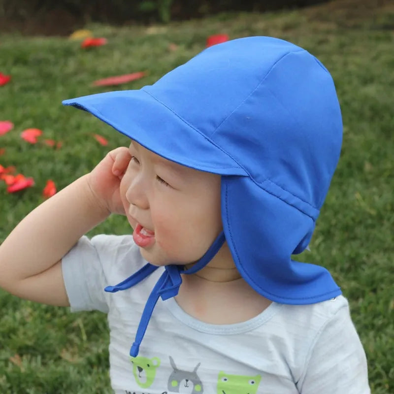 Quick-drying Children's Bucket Hats For 3 Months To 5 Years Old Kids Wide Brim Beach UV Protection Outdoor Essential Sun Caps