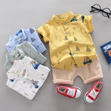 Fashion Baby Boy's Suit Summer Casual Clothes Set Top Shorts 2PCS Baby Clothing Set For Boys Infant Suits Kids Clothes