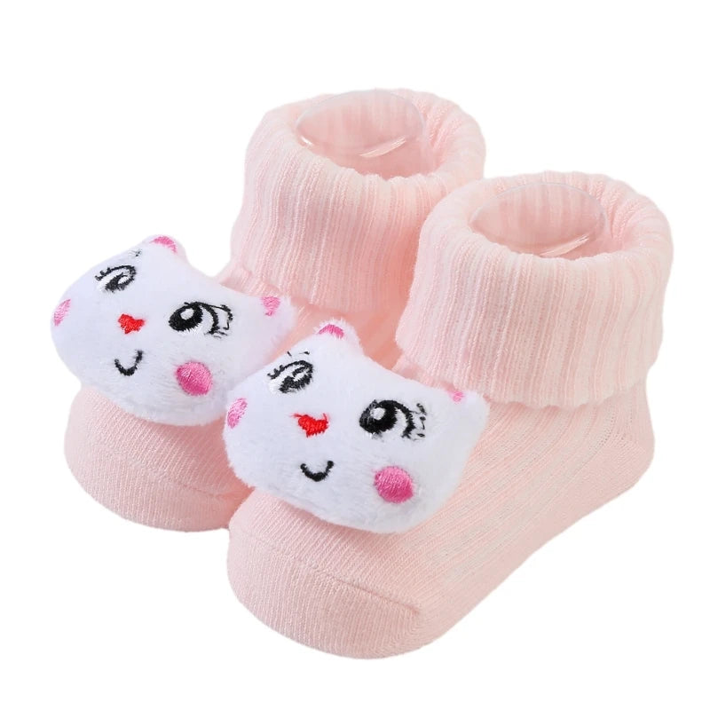 Cartoon Pattern Socks Toddler Infant Socks Soft Thick Floor Socks Warm Sock 066B