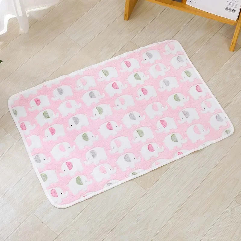 Cartoon Baby Blanket Cute Elephant Baby Products Newborn Elephant Air Conditioning Quilt Infant Bedding Swaddle Wrap Blanket