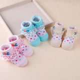 6Pairs/Lot Newborn Baby Socks Infant Kids Knee High Ruffle Girls Sock Anti Slip Long Frilly Lace Socks For 0-24months