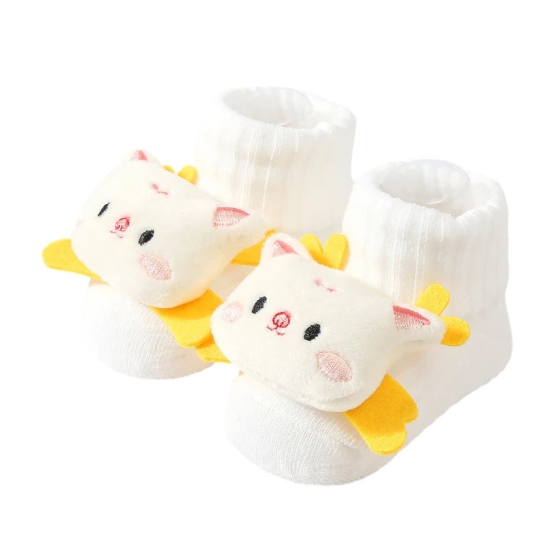 Cartoon Pattern Socks Toddler Infant Socks Soft Thick Floor Socks Warm Sock 066B