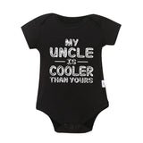 Toddler Jumpsuit MY UNCLE IS COOLER THE YOU Kawaii Baby Girl Boy Clothes Summer Cotton Onesie Summer Loose Breathable