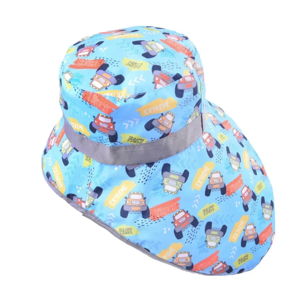 New 2022 Spring Summer Cotton Baby Sun Hat for Girls Boys Baby Bucket Hat Outdoor Children Fisherman Hat UV Protection Beach