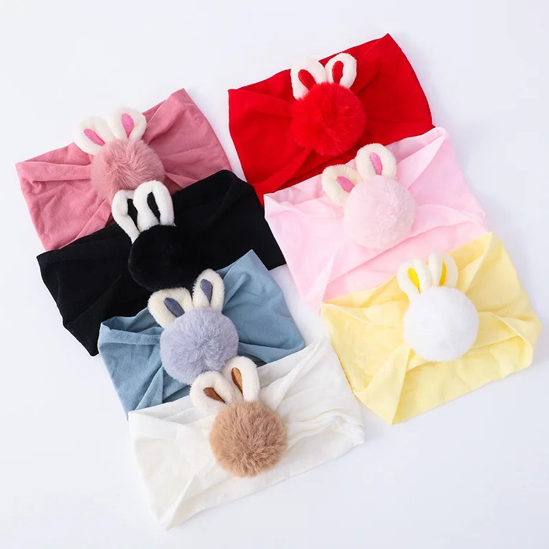 2Pcs Set Baby Socks Headband Cute Plush Ball Newborn Short Socks Cute Kids Baby Girl Hairbands Socks Photo Props