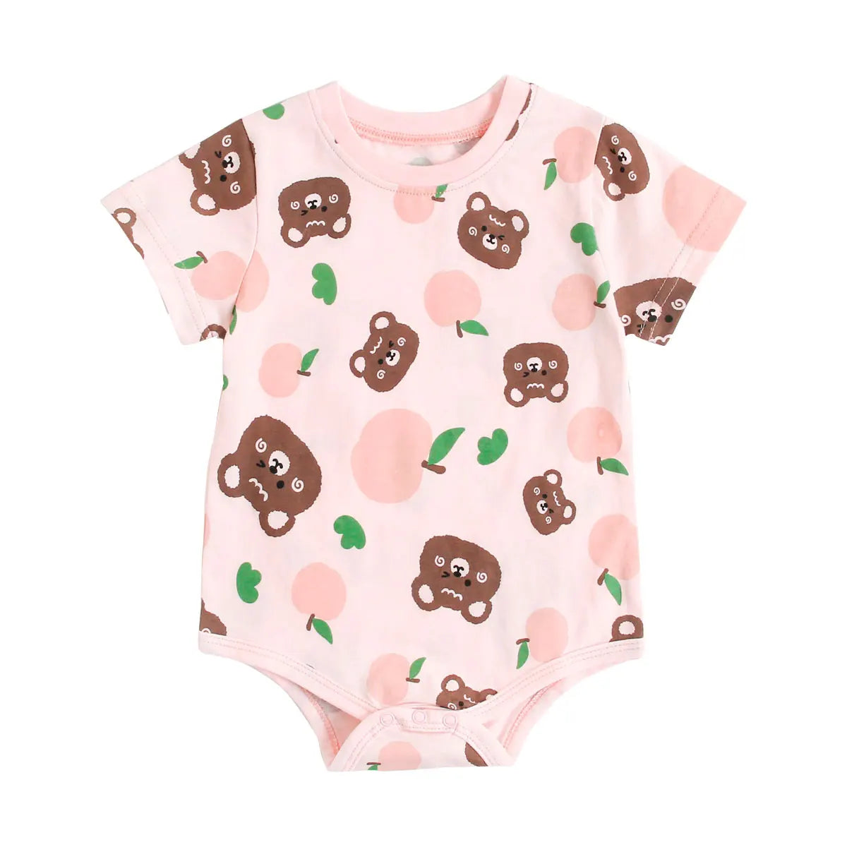 Sanlutoz Baby Boys Girls Bodysuits Summer Cotton Toddler Clothes Cartoon Unisex Short Sleeve