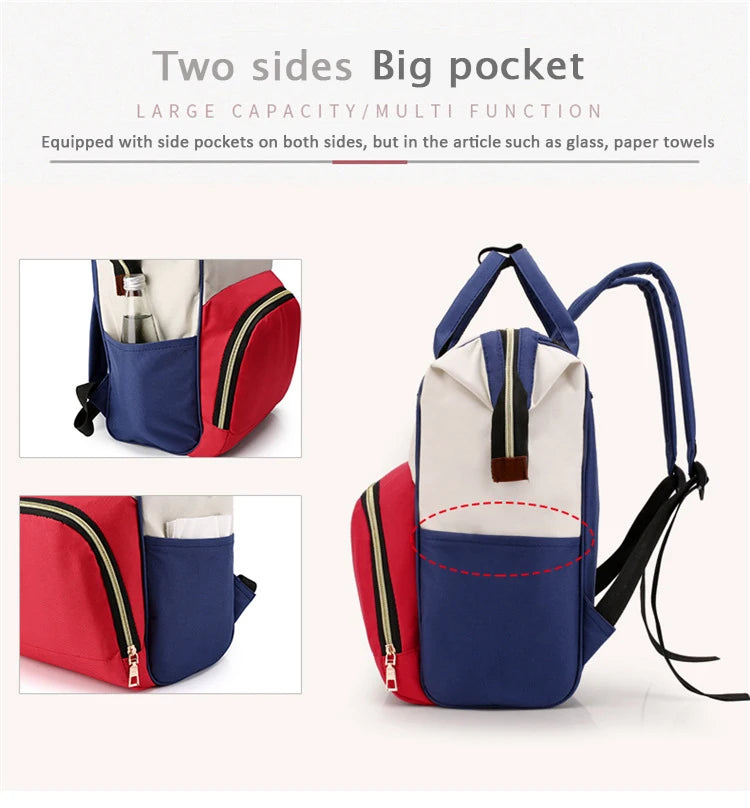 1 portable multi-functional mommy bag, diaper bag, backpack, fashion mommy bag