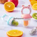 Baby Nipple bottle bite teeth toddler fruits vegetables bag tools baby nipple pacifier buckle enjoyed artifact newborn pacifier