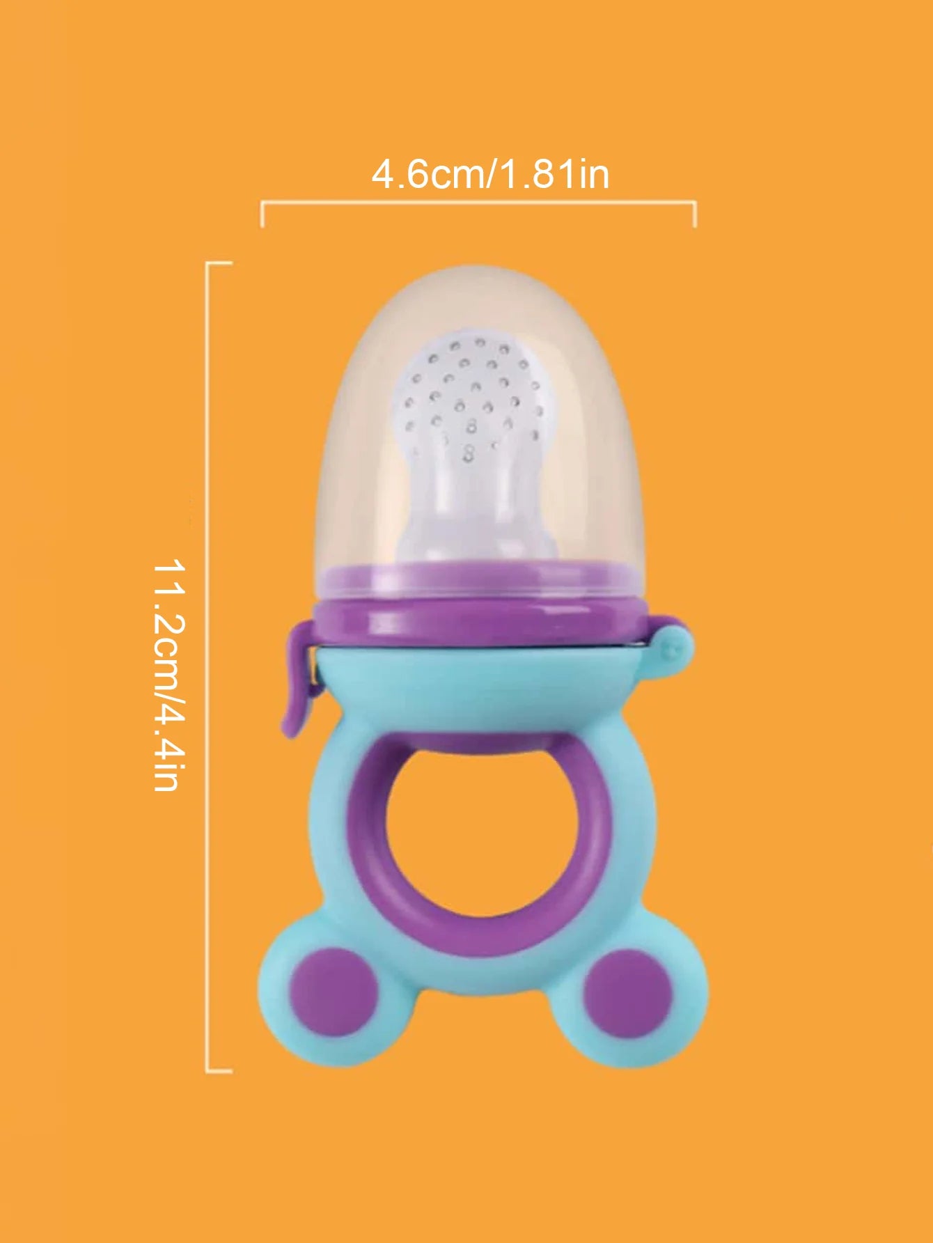 Baby Pacifier Fruit Feeder Baby Silicone Mesh Bag Pacifier Food-grade Fruit and Vegetable Feeder Nursing Toddler Teething Toy