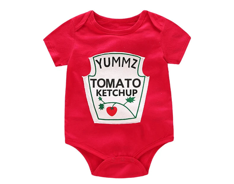 New Summer Baby Boys Girls Clothes Baby Bodysuit Short Sleeved Letter Baby Bodysuits One Pieces Cute Babies Twins Clothes #Y