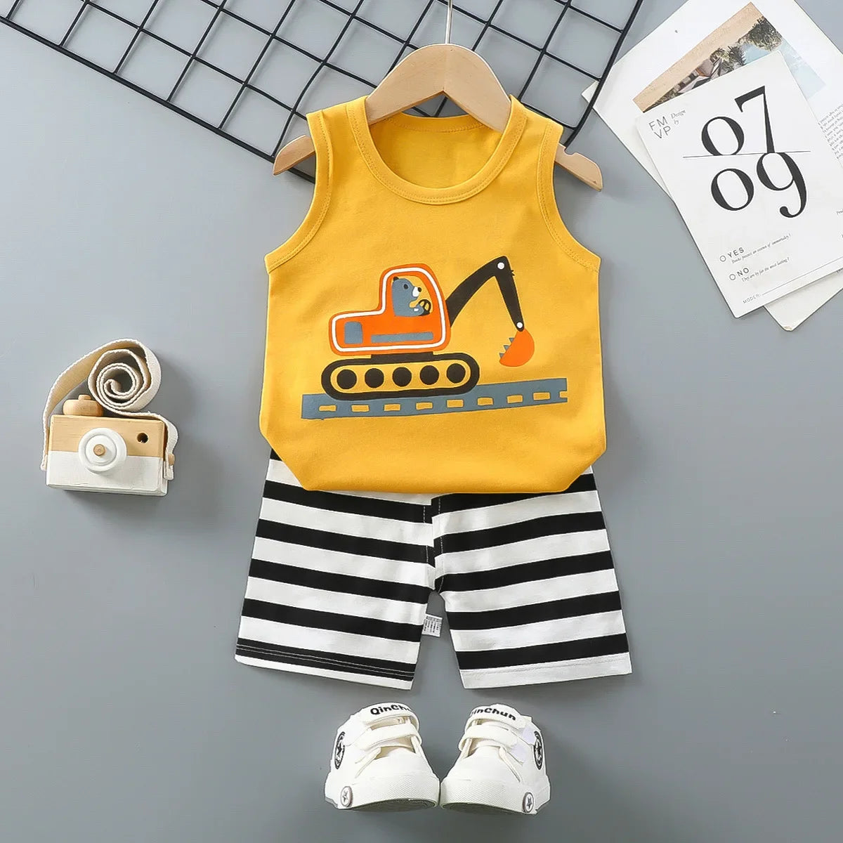 Summer Baby Clothes Set Casual Baby Boy Clothing Set Kids Short Sleeve Sports Set Tshirt Shorts Infant Baby Girl Clothes suits