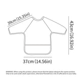 HappyFlute New Cartoon Style 1PC/Set Big Pocket Long Sleeve Polyester Fabric Super Waterproof &Dirty Proof Baby Bibs