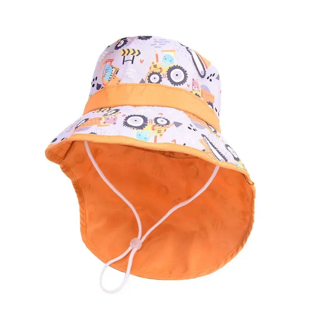 New 2022 Spring Summer Cotton Baby Sun Hat for Girls Boys Baby Bucket Hat Outdoor Children Fisherman Hat UV Protection Beach