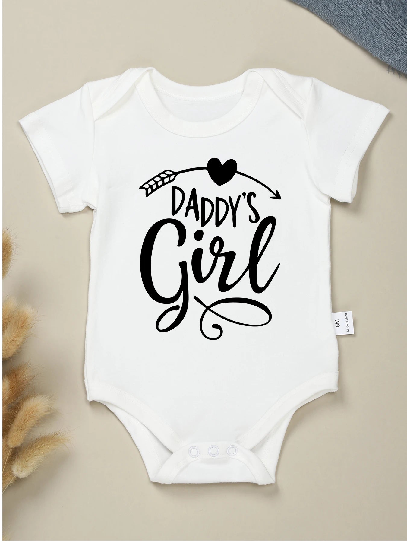 Daddy 50% Mommy = 100% Perfect Print Creativity Newborn Clothes Romper Minimalist Cute Popular Hot Cotton Baby Onesie Unisex