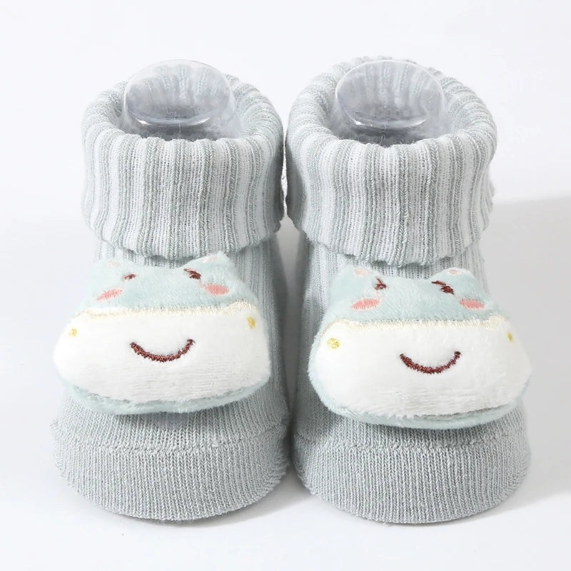 Cartoon Pattern Socks Toddler Infant Socks Soft Thick Floor Socks Warm Sock 066B