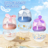 0-6 months newborn baby mini bottle, 60ml creative small windmill baby bottle, fall-proof and anti-colic PP bottle, BPA-free