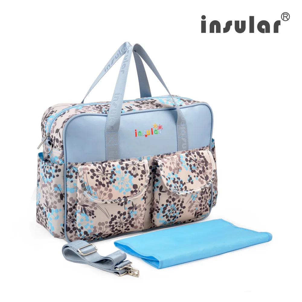 New Arrival Waterproof Nappy Bag 210D Nylon Baby Diaper Bag Multipurpose Mommy Changing Bag