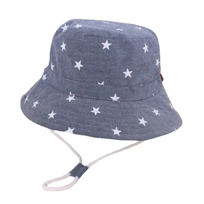 New Panama Summer Baby Girls Hat Beach Sun Cap Travel Boys Fisherman Cap Outdoor Children Bucket Hats Cotton Toddler Baby Hats