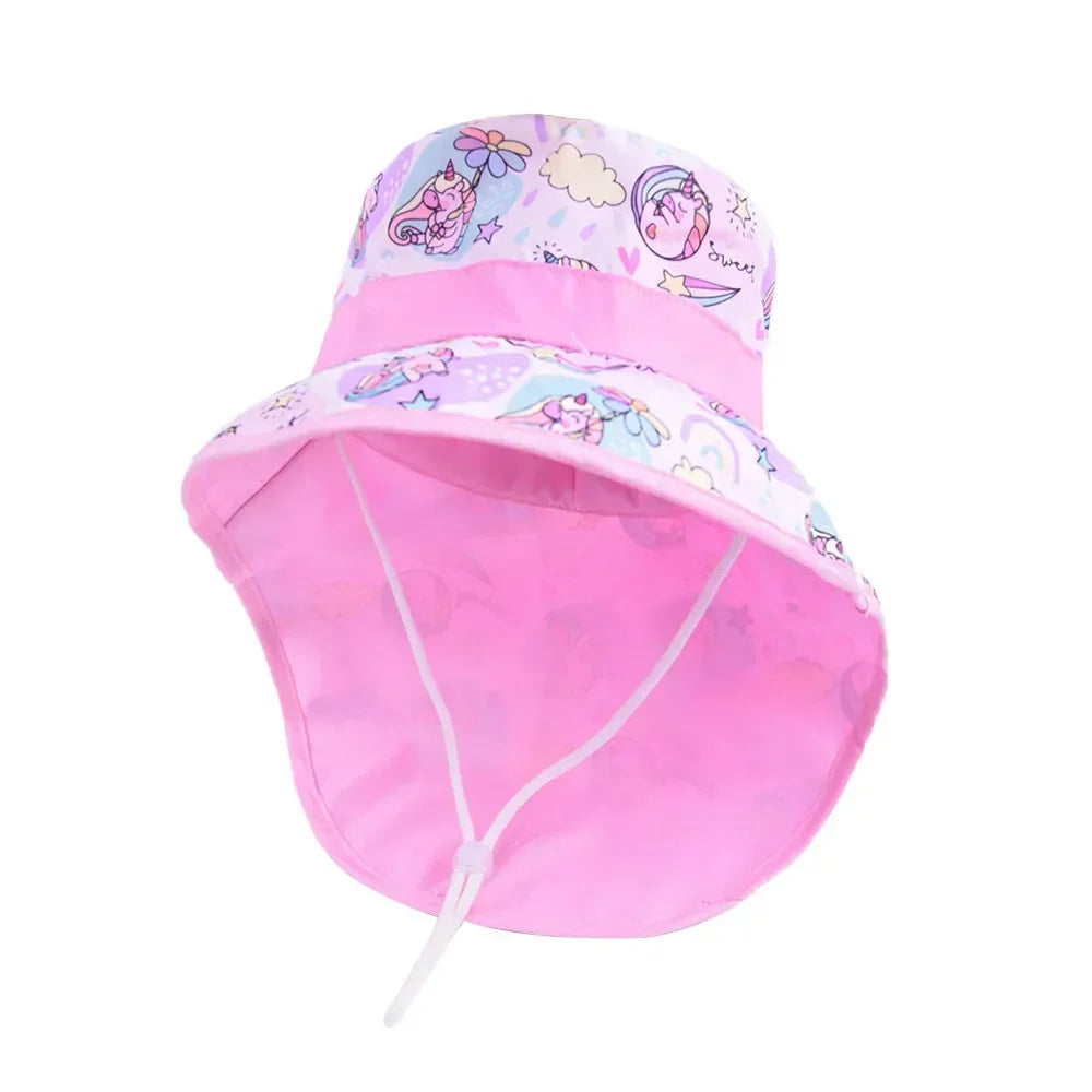 New 2022 Spring Summer Cotton Baby Sun Hat for Girls Boys Baby Bucket Hat Outdoor Children Fisherman Hat UV Protection Beach