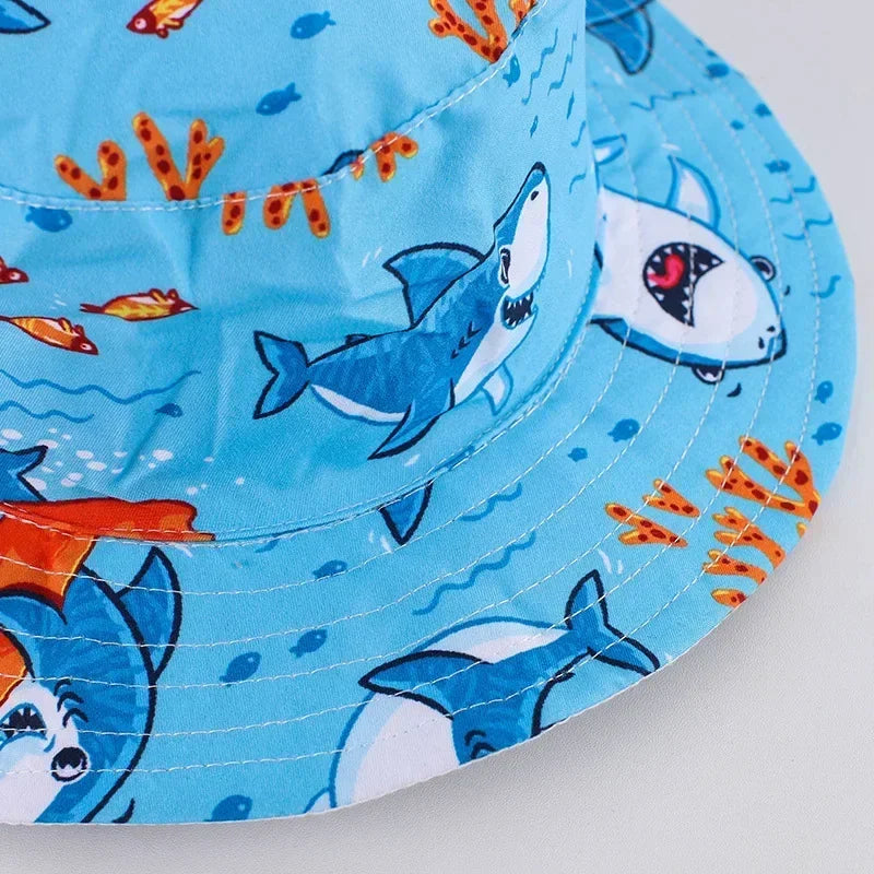 New Panama Summer Baby Girls Hat Beach Sun Cap Travel Boys Fisherman Cap Outdoor Children Bucket Hats Cotton Toddler Baby Hats