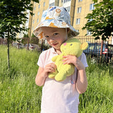 Summer Panama Baby Girls Hat Autumn Cartoon Boys Fisherman's Cap Beach Baby Sun Hat Outdoor UV Bucket Hat for Kids Toddler Visor