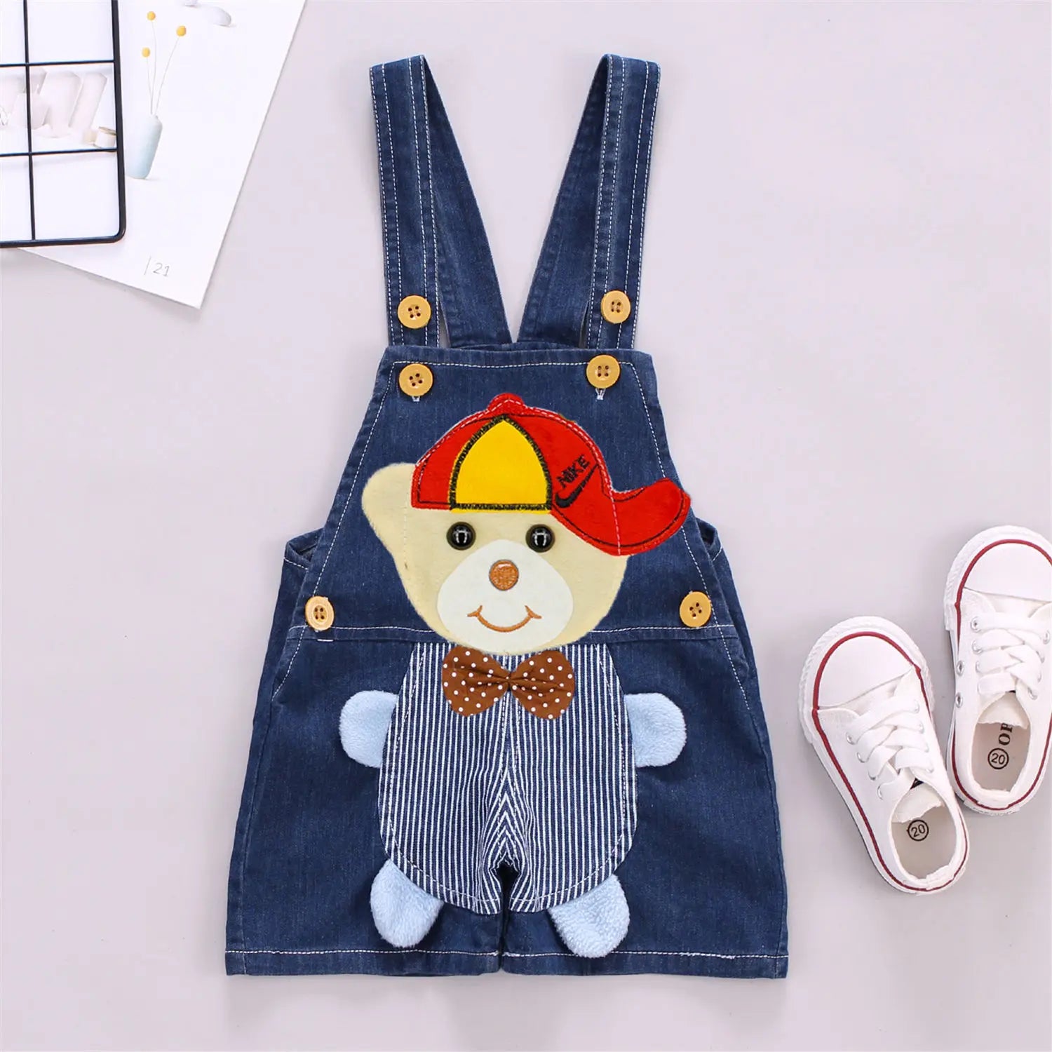 Baby jeans, ages 0-2, jumpsuit, shoulder strap, jumpsuit shorts, denim shorts, suspender pants, shoulder strap shorts