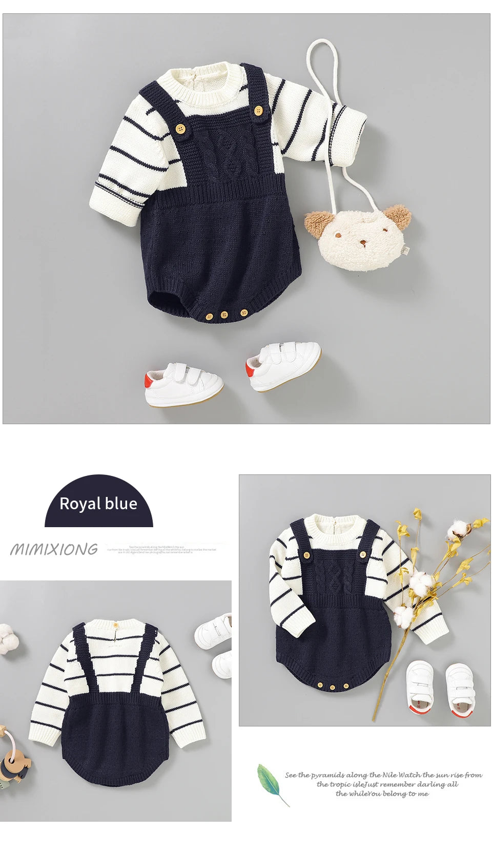 Baby Bodysuits Long Sleeve Spring Autumn Outwear Newborn Boy Girl Knitted Onesie Winter One Pieces Toddler Infant Unisex Clothes