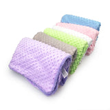 Baby Blanket & Swaddling Thermal Soft Fleece Blanket Winter Solid Bedding Set Cotton Quilt Infant Bedding Swaddle Newborn