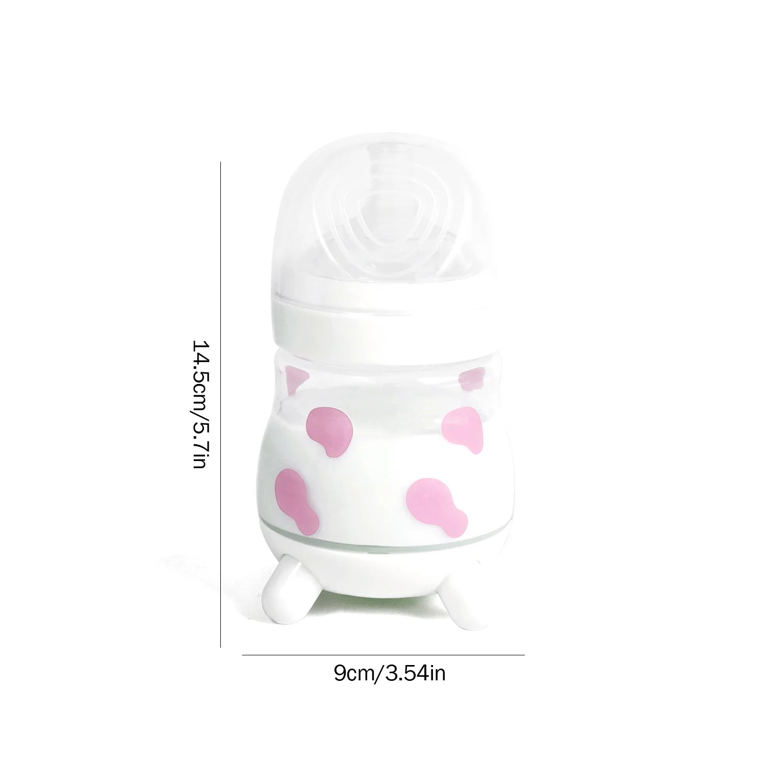 1PCS Cow Newborn Bottle 180ML/270ML Baby Bottle PP Bottle Anti-flatulence Bottle BPA Free Cute Cow Shape