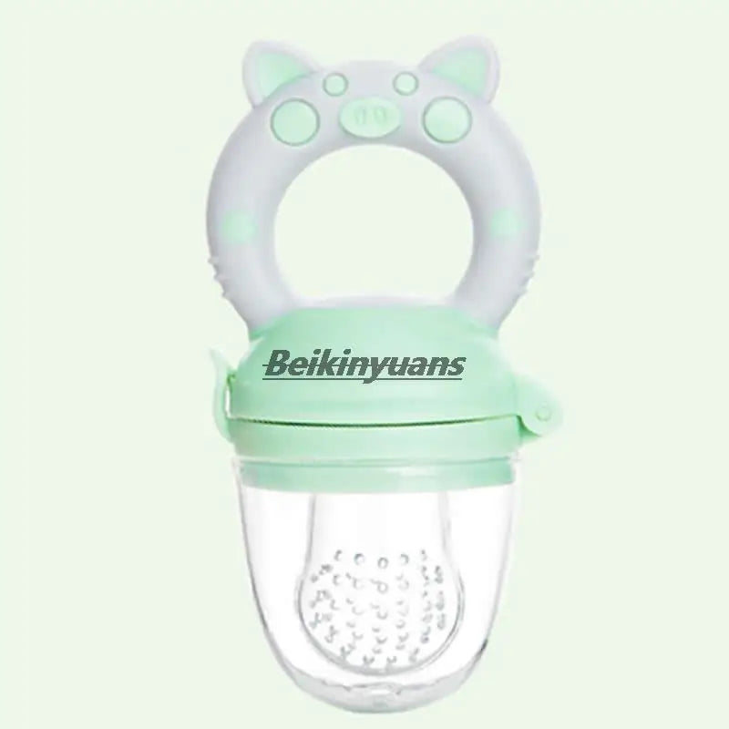 Baby Nipple bottle bite teeth toddler fruits vegetables bag tools baby nipple pacifier buckle enjoyed artifact newborn pacifier