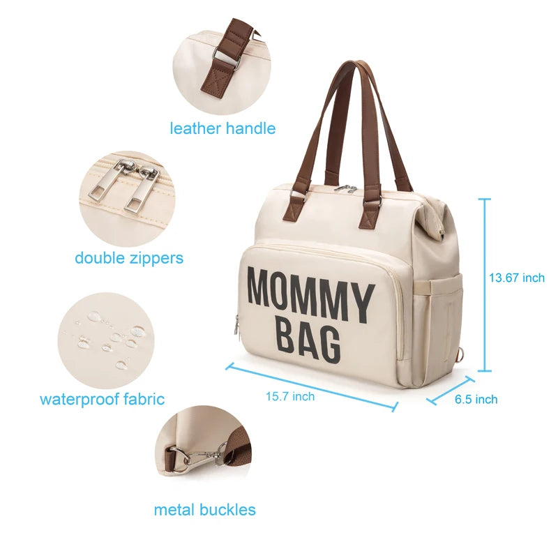 PANGDUBE 3pcs/set Mom Bag Large Capacity Diaper Bag Handbag Backpack for Father Baby Nappy Bag Maternity Bags Dad Backpack