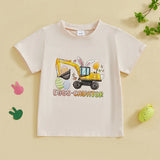 Citgeett Summer Easter Kids Boys Girls T-Shirts Short Sleeve Cartoon Print Tops T-Shirts Clothes