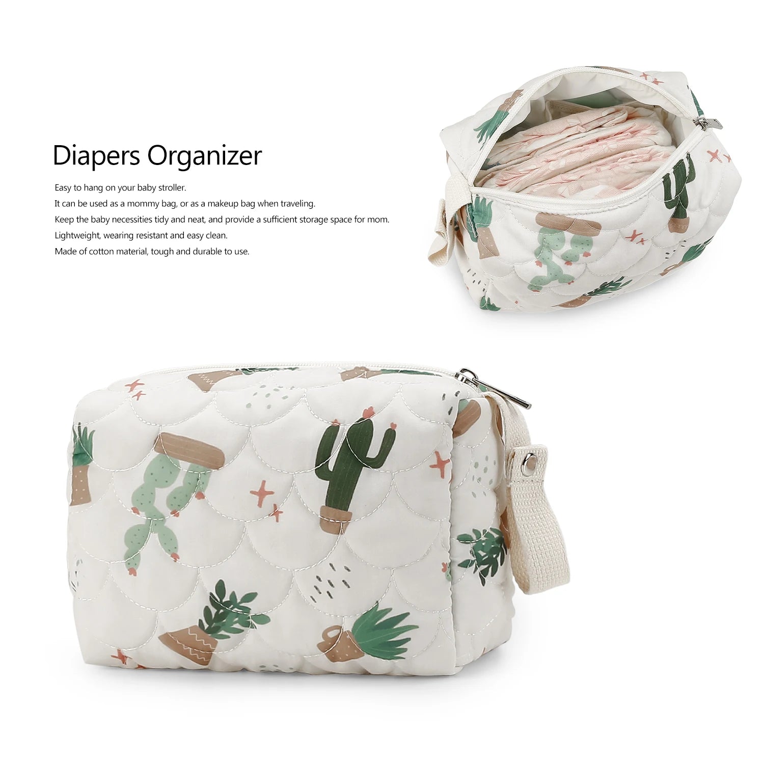 Waterproof baby hanging bag, diaper bag, diaper, outdoor storage bag, crib, clothes, diaper, portable bag