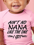 Jumpsuit Newborn Bodysuit Rompers Ain't No Nana Like The One I Got Print Baby Girl Boy Toddler Clothes Infant Short Sleeve