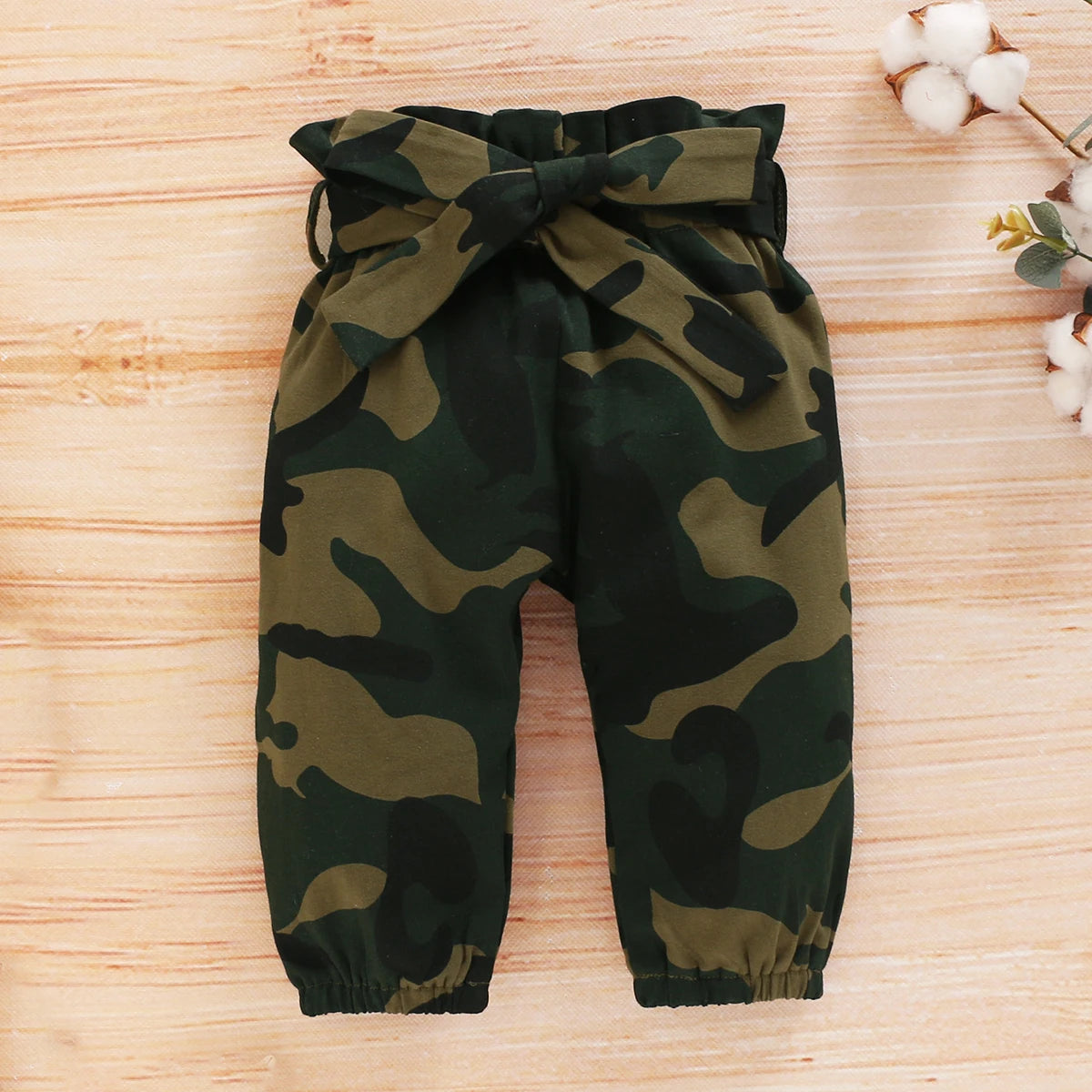 Camouflage Baby Clothes for Baby Girls 3Piece Outfit Knitted Sets for Baby Long Sleeve Toddler Autumn Clothing with Headband