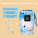 USB Milk Water Warmer, Travel Stroller Insulated Bag, Nursing Bottle Heater, Portable Bottle Feeding Warmer ,Christmas, Hallowee