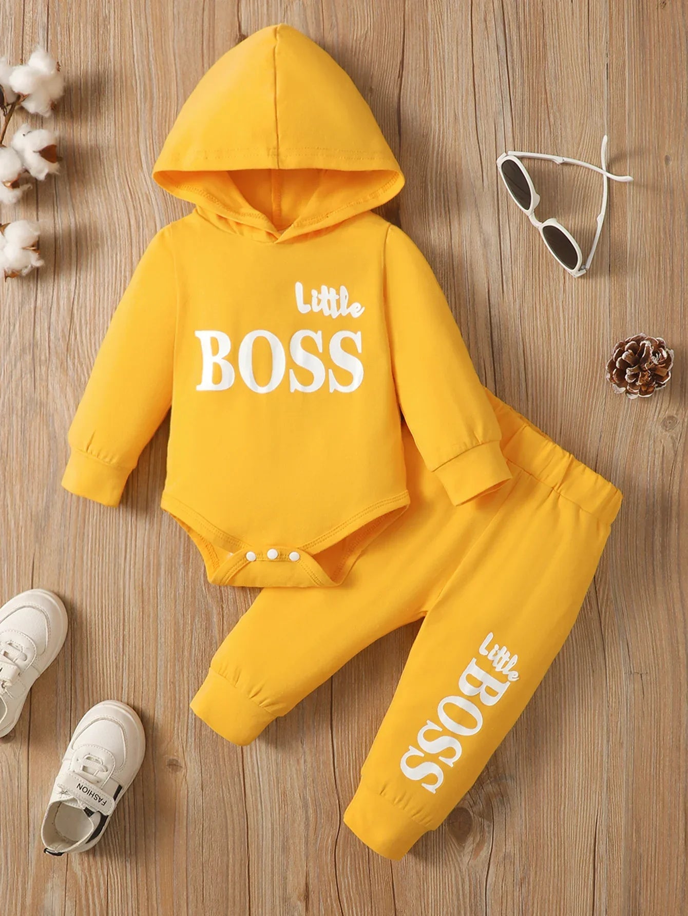 Winter   Newborn  Infant   0-24M  Baby   Boy   Long   Sleeves   Cotton   Hooded   Letter    Fashion    Baby   Hoodies   Clothing