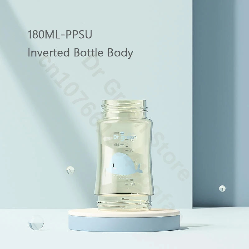 Dr.Green  Wide Mouth Baby Bottle body Inverted Bottle Body Glass/PPSU material 150mL/240mL/300mL High temperature resistant