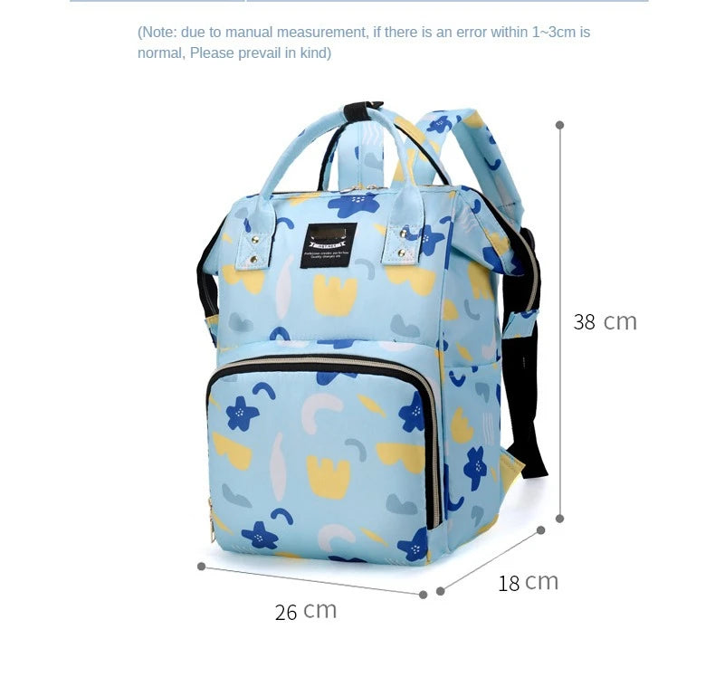 Fashion Oxford Shoulder Mother and Baby Bag Mami Outdoor with Baby Insulated Milk Storage Backpack Portable Storage