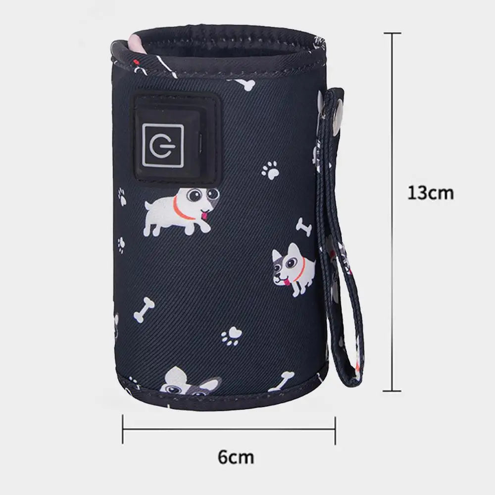 Outdoor Baby Feeding Milk Bottle Warmer Thermal Bag Travel Stroller Insulated Bag Baby Nursing Bottle Heater Supplies USB plug