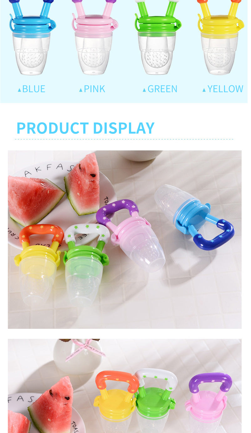 Baby Nipple Fresh Food Fruit Milk Feeding Bottles Nibbler Learn Feeding Baby Accessories Teething Pacifier For New Born