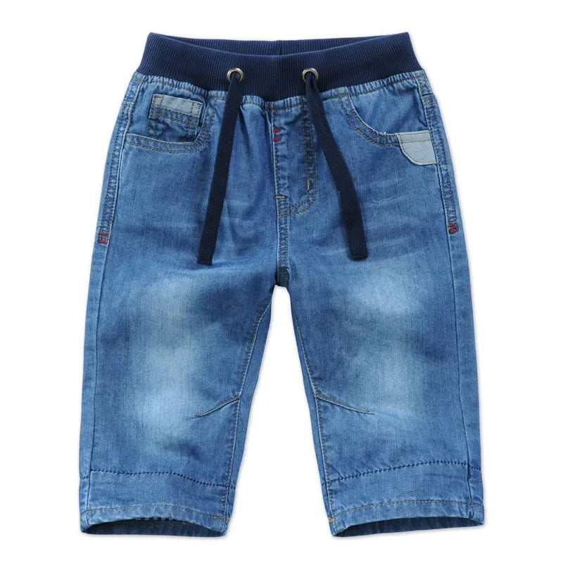 4 To 13 Years Kids Boys Denim Shorts New Summer Casual Children Boys Jeans Shorts Cotton Breathable Soft Kids Boys Trousers