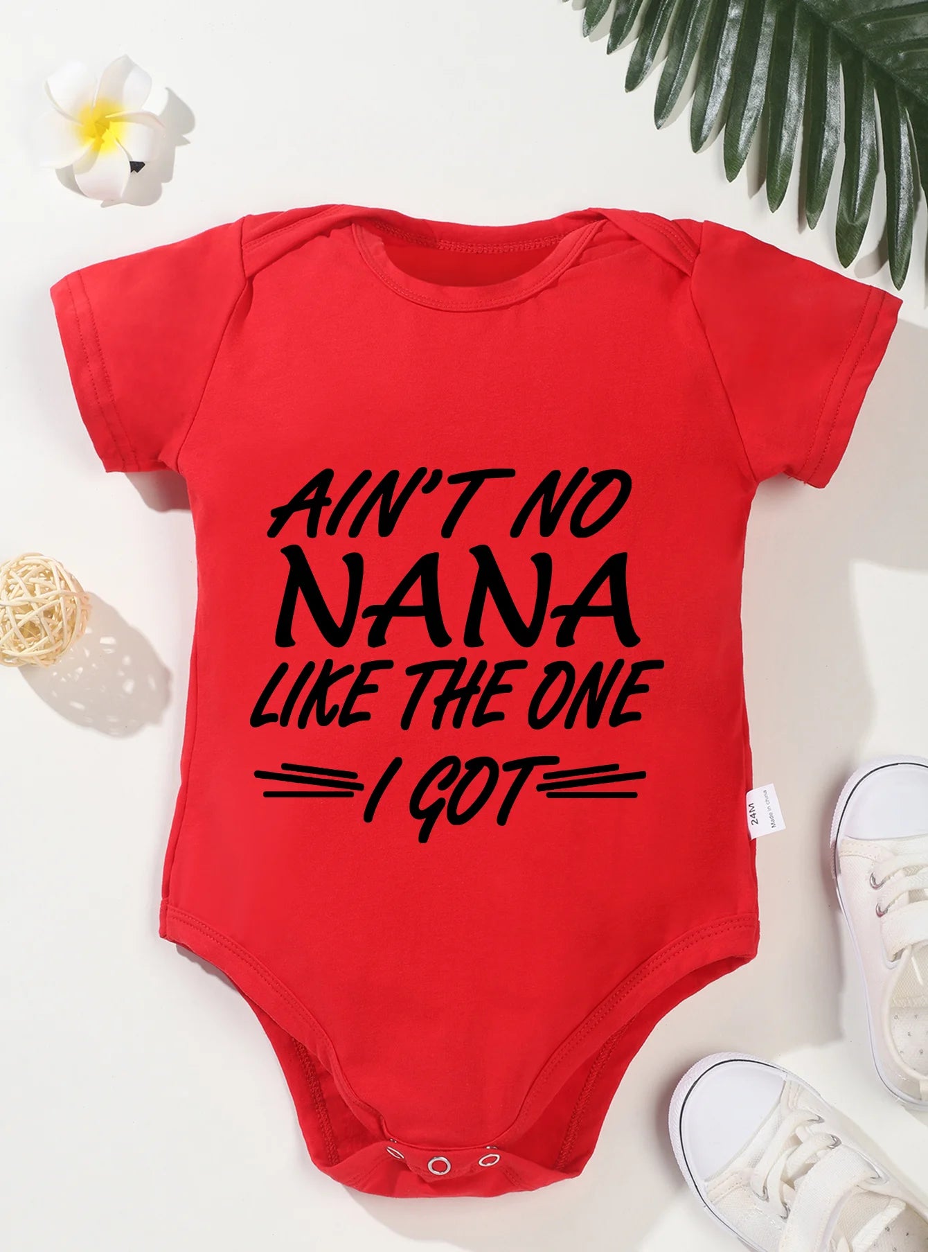 Jumpsuit Newborn Bodysuit Rompers Ain't No Nana Like The One I Got Print Baby Girl Boy Toddler Clothes Infant Short Sleeve