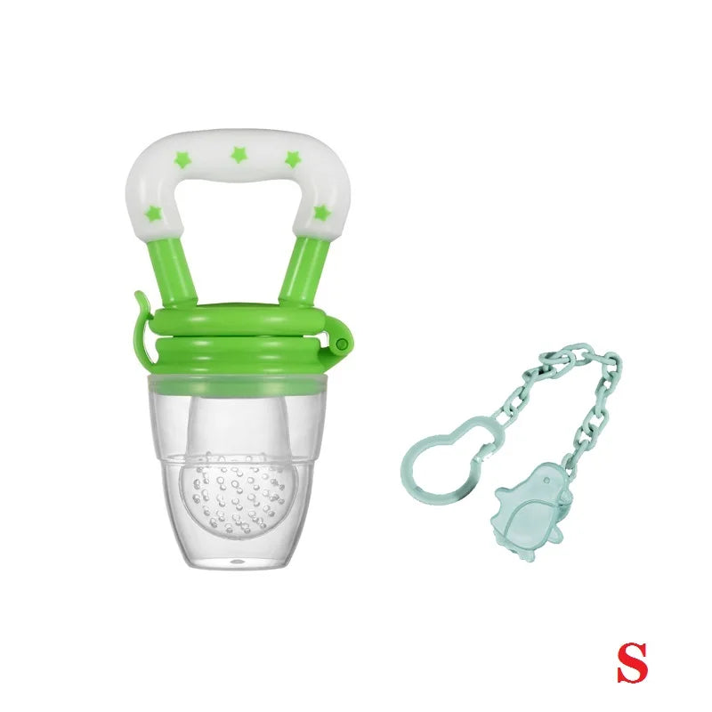 Baby Nipple Fresh Food Fruit Milk Feeding Bottles Nibbler Learn Feeding Baby Accessories Teething Pacifier For New Born