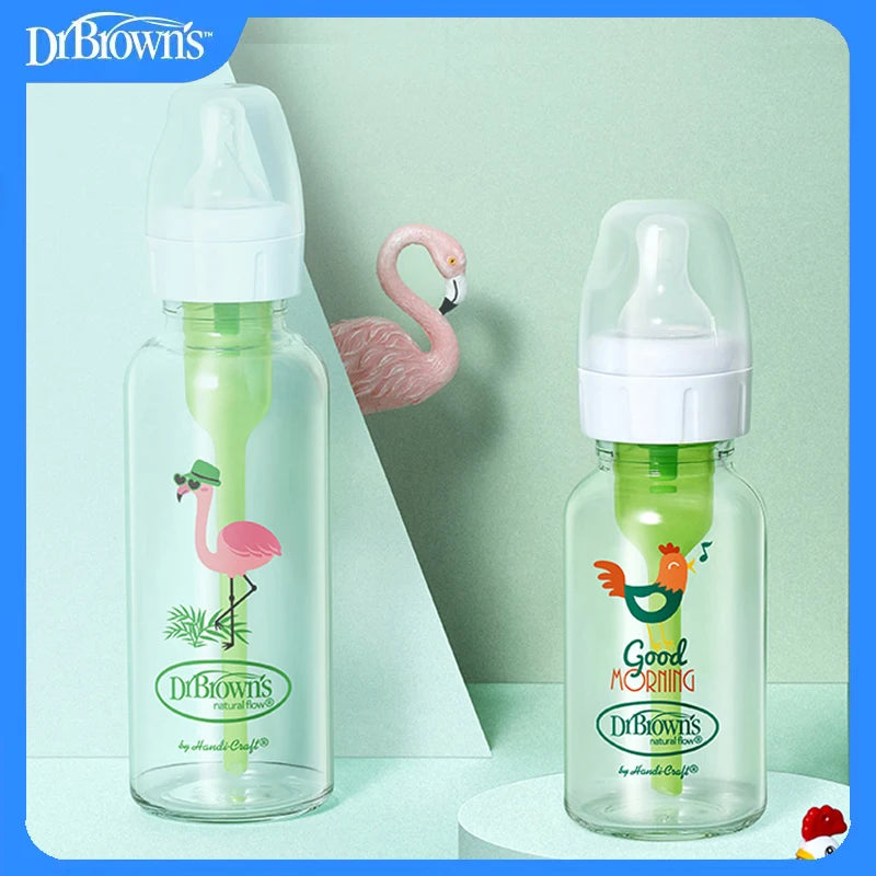 Dr. Brown's newborn baby bottle with valve / anti-colic /250ML PP bottle /250ML Glass bottle/Special bottles for hare-lip babies