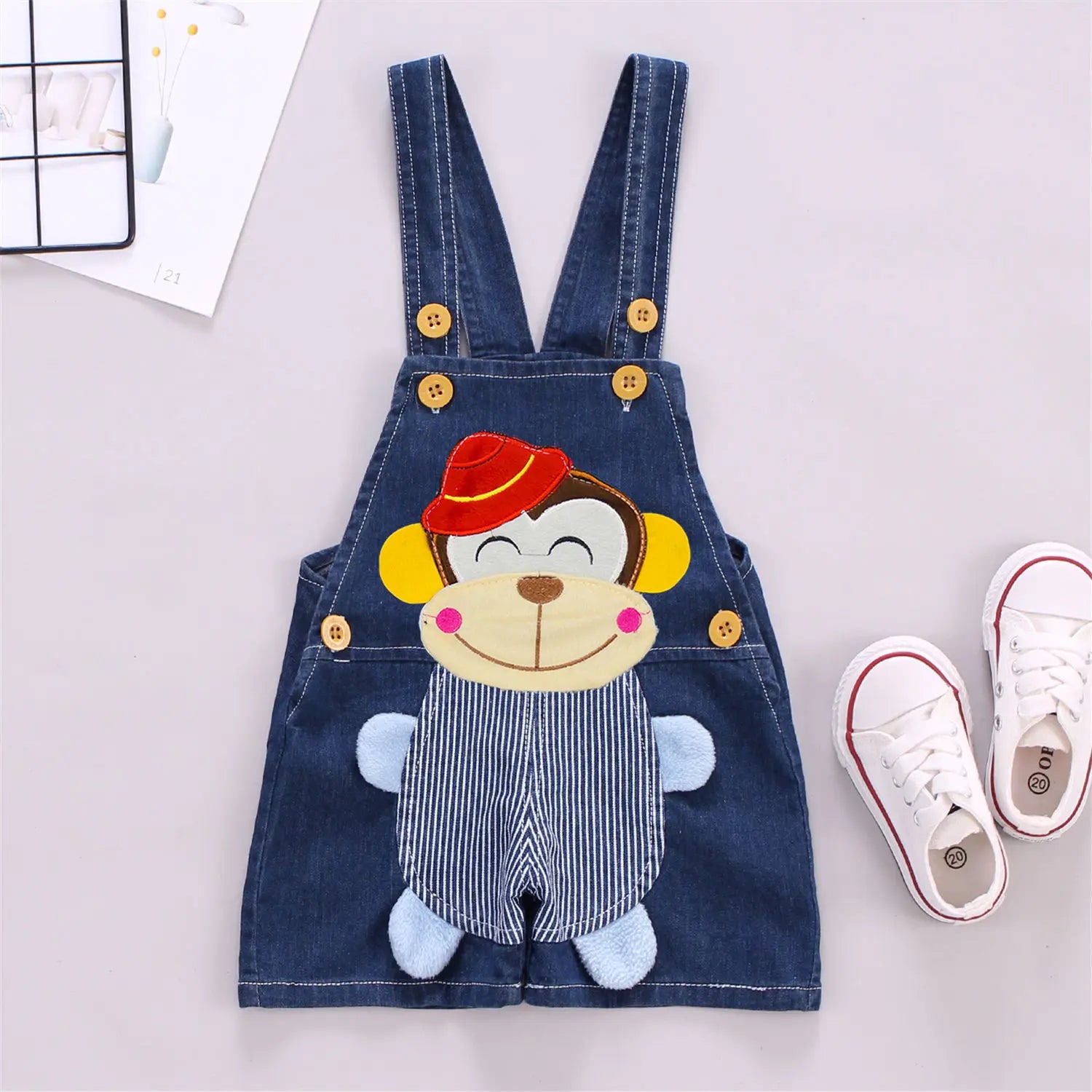 Baby jeans, ages 0-2, jumpsuit, shoulder strap, jumpsuit shorts, denim shorts, suspender pants, shoulder strap shorts